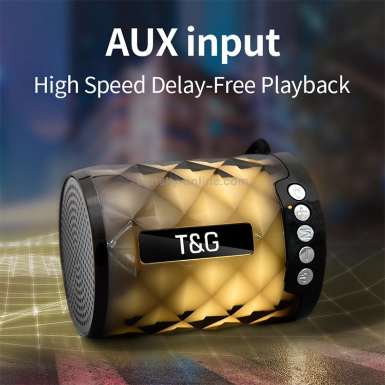 T&G TG155 Bluetooth 4.2 Mini Portable Wireless Bluetooth Speaker with Colorful Lights(Green) T&G TG155 Bluetooth 4.2 Mini Portable Wireless Bluetooth Speaker with Colorful Lights(Green)