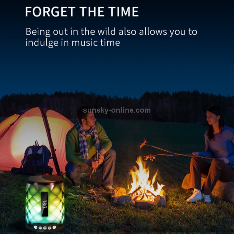 T&G TG155 Bluetooth 4.2 Mini Portable Wireless Bluetooth Speaker with Colorful Lights(Green) T&G TG155 Bluetooth 4.2 Mini Portable Wireless Bluetooth Speaker with Colorful Lights(Green)