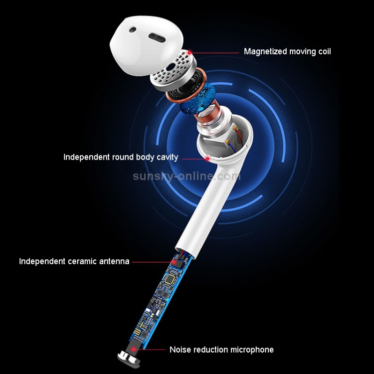TOTUDESIGN Glory Series Bluetooth 5.0 TWS Single Wireless Bluetooth Headset TOTUDESIGN Glory Series Bluetooth 5.0 TWS Single Wireless Bluetooth Headset
