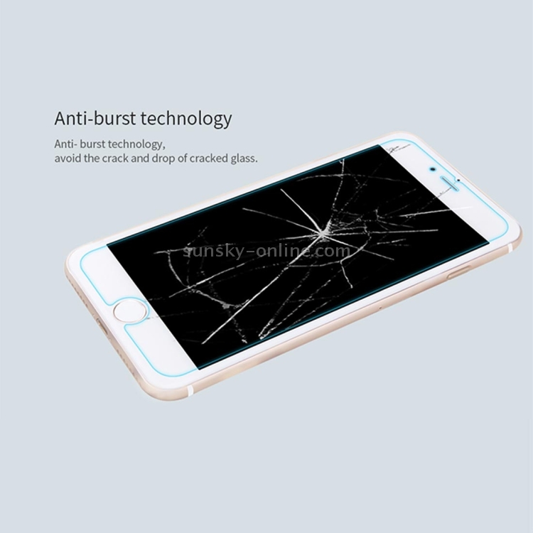 NILLKIN For iPhone 8 & iPhone 7 AMAZING PE+ 0.3mm 2.5D Arc Blue Light Resistant Anti Burst Non-full Tempered Glass Film Screen Protector(Transparent) NILLKIN For iPhone 8 & iPhone 7 AMAZING PE+ 0.3mm 2.5D Arc Blue Light Resistant Anti Burst Non-full Tempered Glass Film Screen Protector(Transparent)