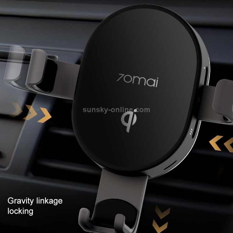 Original Xiaomi Youpin 70Mai 10W Universal Car Wireless Charger Air Vent Mount Phone Holder Stand with Three-speed Adjustment(Black) Original Xiaomi Youpin 70Mai 10W Universal Car Wireless Charger Air Vent Mount Phone Holder Stand with Three-speed Adjustment(Black)