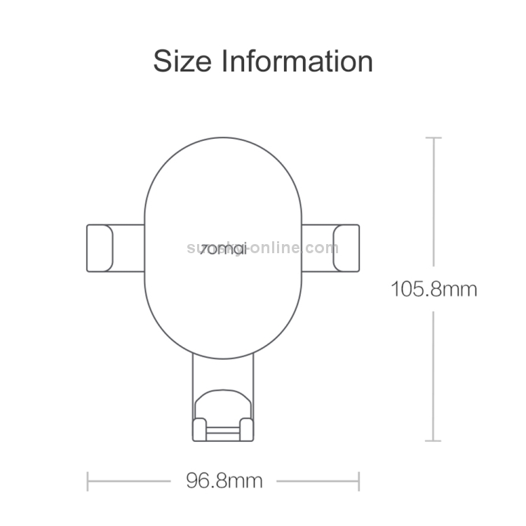 Original Xiaomi Youpin 70Mai 10W Universal Car Wireless Charger Air Vent Mount Phone Holder Stand with Three-speed Adjustment(Black) Original Xiaomi Youpin 70Mai 10W Universal Car Wireless Charger Air Vent Mount Phone Holder Stand with Three-speed Adjustment(Black)