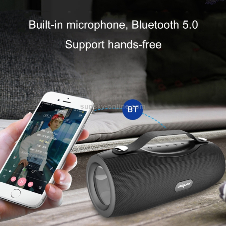 ZEALOT S29 10W Portable HiFi Bass Wireless Bluetooth Speaker, Support Hands-free / USB / AUX (Cyan) ZEALOT S29 10W Portable HiFi Bass Wireless Bluetooth Speaker, Support Hands-free / USB / AUX (Cyan)