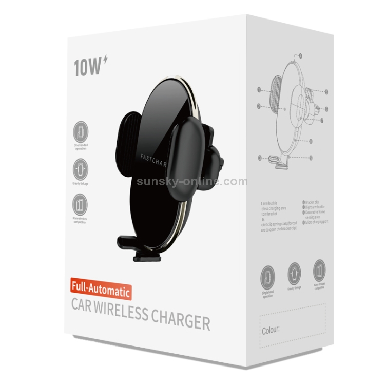 CW8 10W Fully Automatic 270 Degree Rotating Car Wireless Charger Mobile Phone Holder for 4.5-6.5 inch Mobile Phones CW8 10W Fully Automatic 270 Degree Rotating Car Wireless Charger Mobile Phone Holder for 4.5-6.5 inch Mobile Phones