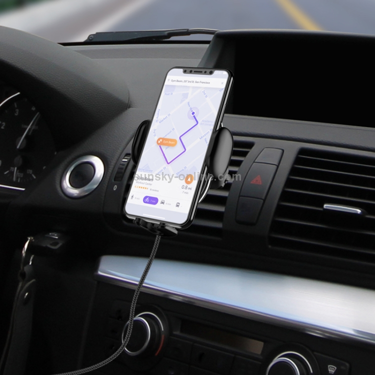 CW8 10W Fully Automatic 270 Degree Rotating Car Wireless Charger Mobile Phone Holder for 4.5-6.5 inch Mobile Phones CW8 10W Fully Automatic 270 Degree Rotating Car Wireless Charger Mobile Phone Holder for 4.5-6.5 inch Mobile Phones