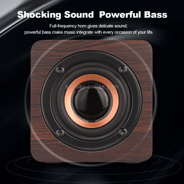 Q1 Wooden Mini Portable Mega Bass Wireless Bluetooth Speaker(Yellow) Q1 Wooden Mini Portable Mega Bass Wireless Bluetooth Speaker(Yellow)