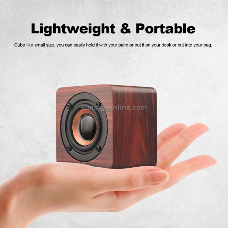 Q1 Wooden Mini Portable Mega Bass Wireless Bluetooth Speaker(Yellow) Q1 Wooden Mini Portable Mega Bass Wireless Bluetooth Speaker(Yellow)