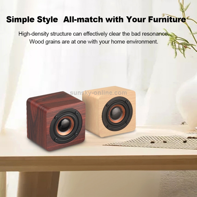 Q1 Wooden Mini Portable Mega Bass Wireless Bluetooth Speaker(Yellow) Q1 Wooden Mini Portable Mega Bass Wireless Bluetooth Speaker(Yellow)