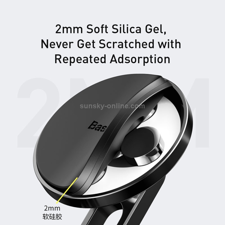 Baseus CW-JM/ZY Car Hollow Clip Cable Magnetic Holder Bracket(Black) Baseus CW-JM/ZY Car Hollow Clip Cable Magnetic Holder Bracket(Black)