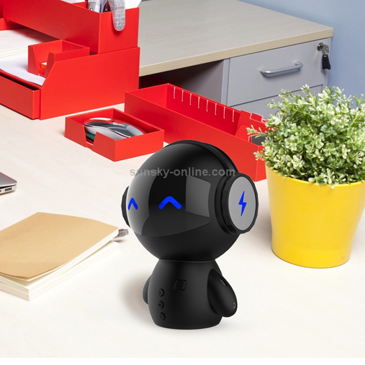 M10 Multi-function Mini Robot USB Charging Wireless Bluetooth Speaker Power Bank (White) M10 Multi-function Mini Robot USB Charging Wireless Bluetooth Speaker Power Bank (White)