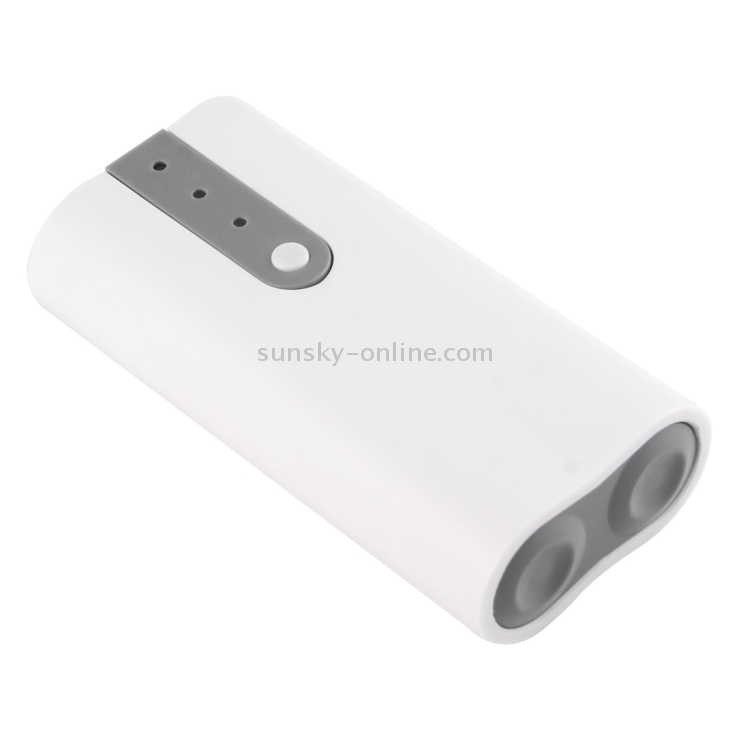 DIY 2x 18650 Batteries (Not Included) Portable Power Bank Shell Box Charger(White) DIY 2x 18650 Batteries (Not Included) Portable Power Bank Shell Box Charger(White)