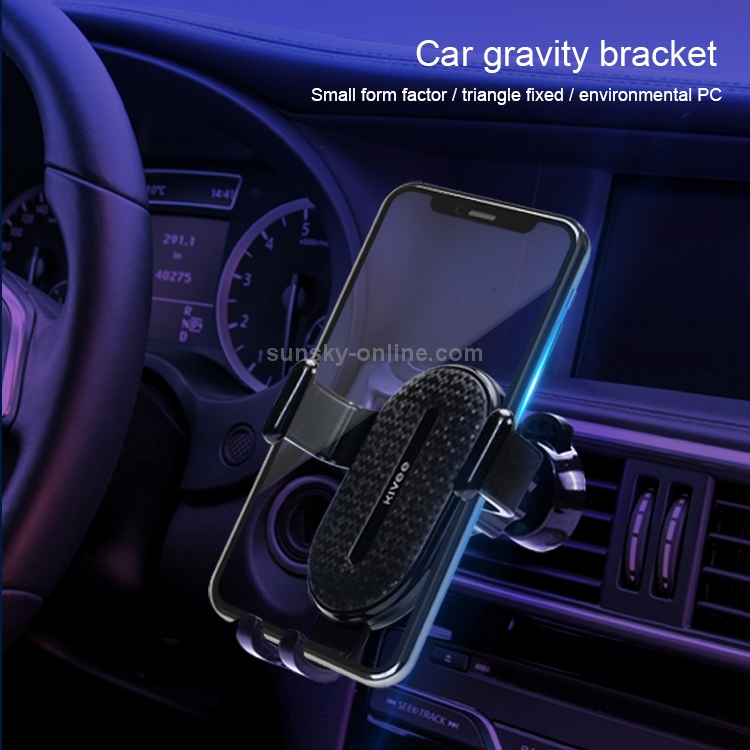 KIVEE KV-UC08 Universal Car Gravity Mobile Phone Holder Bracket (Black) KIVEE KV-UC08 Universal Car Gravity Mobile Phone Holder Bracket (Black)