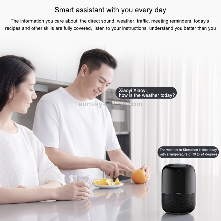 Huawei AI Speaker 2 Intelligent Assistant Bluetooth Speaker, Standard Version (Black) Huawei AI Speaker 2 Intelligent Assistant Bluetooth Speaker, Standard Version (Black)