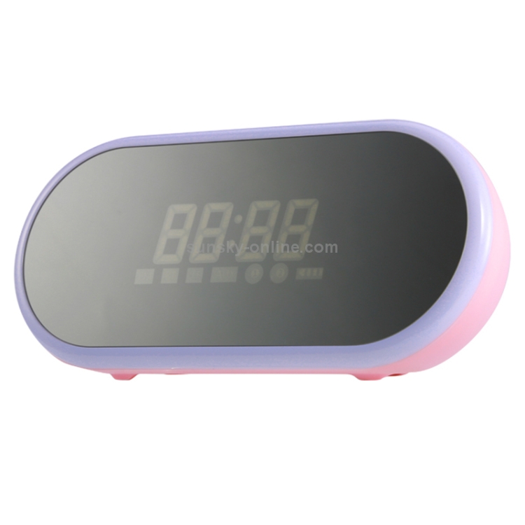 WK SP290 Portable Mirror Alarm Clock Bluetooth V4.2 Desktop Speaker (Pink) WK SP290 Portable Mirror Alarm Clock Bluetooth V4.2 Desktop Speaker (Pink)