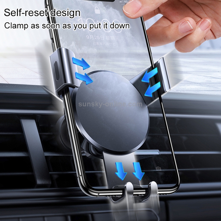 WIWU PL500 Lightweight Design Mini Car Gravity Mobile Phone Holder Bracket WIWU PL500 Lightweight Design Mini Car Gravity Mobile Phone Holder Bracket