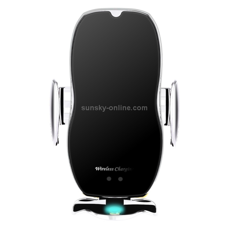 H9 QC3.0 Infrared Induction Magnetic Car Wireless Charging Mobile Phone Holder with Micro USB + 8 Pin + Type-C / USB-C Magnetic Connector(Silver) H9 QC3.0 Infrared Induction Magnetic Car Wireless Charging Mobile Phone Holder with Micro USB + 8 Pin + Type-C / USB-C Magnetic Connector(Silver)