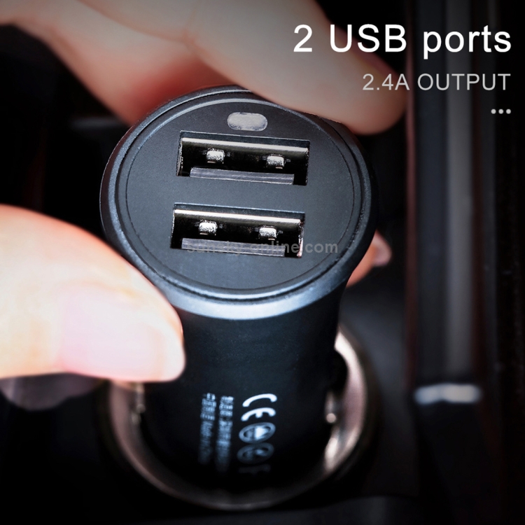 WK WP-C13 2.4A Warpath Dual USB Car Charger with USB to 8 Pin / Micro USB / Type-C Data Cable (White) WK WP-C13 2.4A Warpath Dual USB Car Charger with USB to 8 Pin / Micro USB / Type-C Data Cable (White)