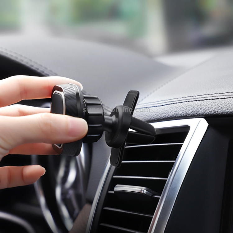 Hoco CA52 Intelligent Series Air Outlet In-car Holder (Black) Hoco CA52 Intelligent Series Air Outlet In-car Holder (Black)