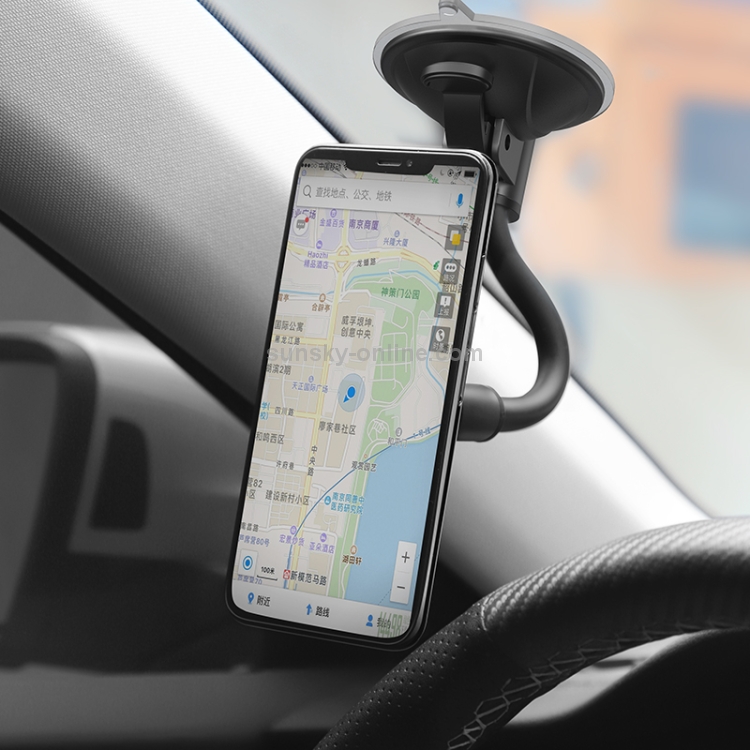 Hoco CA55 Astute Series Windshield In-car Holder (Black) Hoco CA55 Astute Series Windshield In-car Holder (Black)