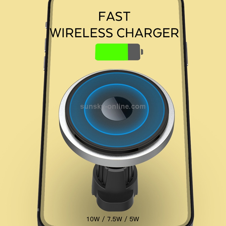 N5 Car Air Outlet Vent Mount Clamp Holder 15W Fast Charging Qi Magnetic Wireless Charger N5 Car Air Outlet Vent Mount Clamp Holder 15W Fast Charging Qi Magnetic Wireless Charger