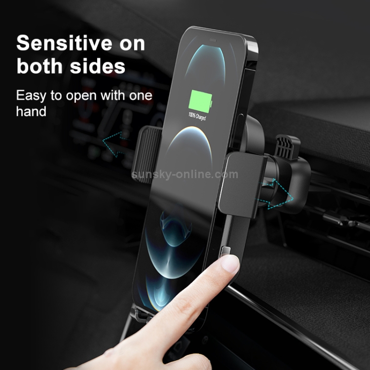 MOMAX CM16 15W Smart Gravity Sensor Wireless Charging Rotatable Car Bracket with QC 3.0 Dual USB Port Car Charger MOMAX CM16 15W Smart Gravity Sensor Wireless Charging Rotatable Car Bracket with QC 3.0 Dual USB Port Car Charger