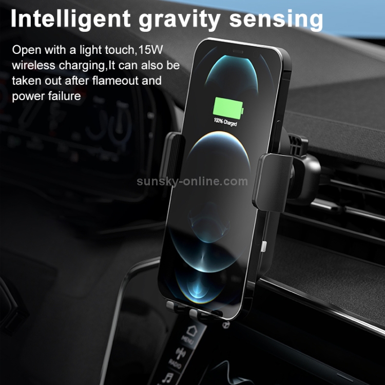 MOMAX CM16 15W Smart Gravity Sensor Wireless Charging Rotatable Car Bracket with QC 3.0 Dual USB Port Car Charger MOMAX CM16 15W Smart Gravity Sensor Wireless Charging Rotatable Car Bracket with QC 3.0 Dual USB Port Car Charger