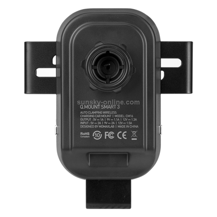 MOMAX CM16 15W Smart Gravity Sensor Wireless Charging Rotatable Car Bracket with QC 3.0 Dual USB Port Car Charger MOMAX CM16 15W Smart Gravity Sensor Wireless Charging Rotatable Car Bracket with QC 3.0 Dual USB Port Car Charger