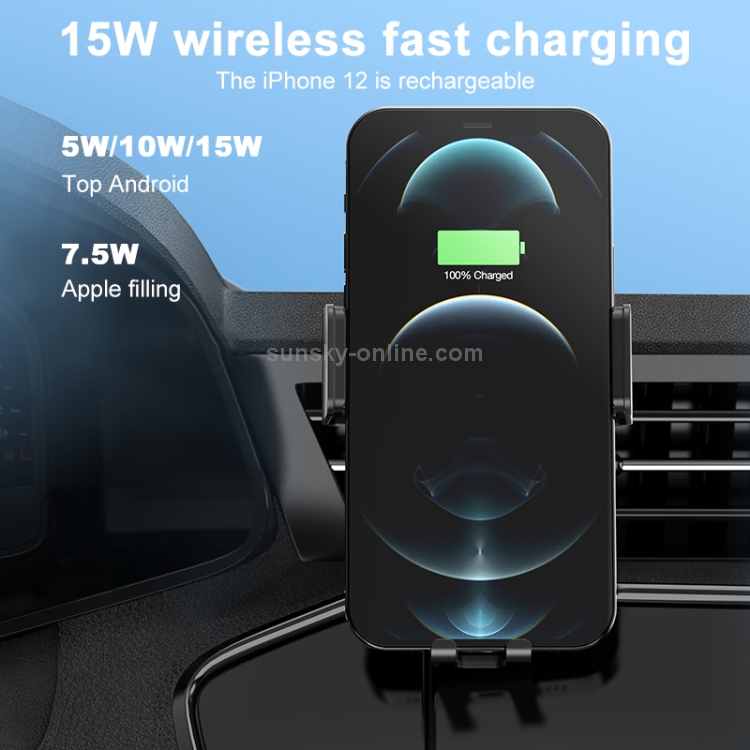 MOMAX CM16 15W Smart Gravity Sensor Wireless Charging Rotatable Car Bracket with QC 3.0 Dual USB Port Car Charger MOMAX CM16 15W Smart Gravity Sensor Wireless Charging Rotatable Car Bracket with QC 3.0 Dual USB Port Car Charger