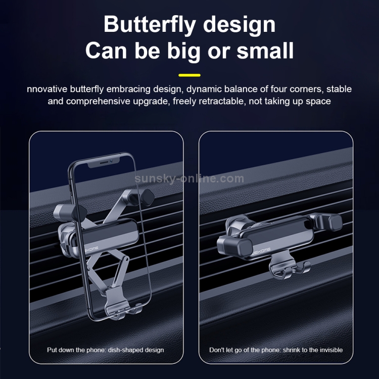 WK WA-S34 Knight Car Gravity Bracket Car Air Outlet Mobile Phone Holder Bracket WK WA-S34 Knight Car Gravity Bracket Car Air Outlet Mobile Phone Holder Bracket