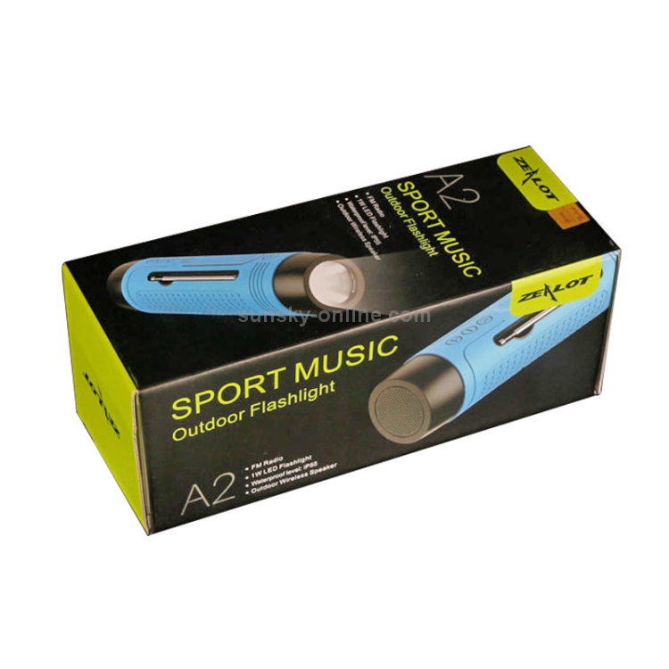 ZEALOT A2 Multifunctional Bass Wireless Bluetooth Speaker, Built-in Microphone, Support Bluetooth Call & AUX & TF Card & LED Lights (Dark Green) ZEALOT A2 Multifunctional Bass Wireless Bluetooth Speaker, Built-in Microphone, Support Bluetooth Call & AUX & TF Card & LED Lights (Dark Green)