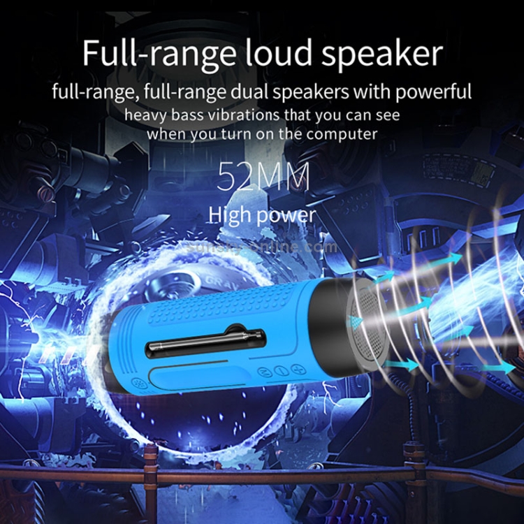 ZEALOT A2 Multifunctional Bass Wireless Bluetooth Speaker, Built-in Microphone, Support Bluetooth Call & AUX & TF Card & LED Lights (Dark Green) ZEALOT A2 Multifunctional Bass Wireless Bluetooth Speaker, Built-in Microphone, Support Bluetooth Call & AUX & TF Card & LED Lights (Dark Green)
