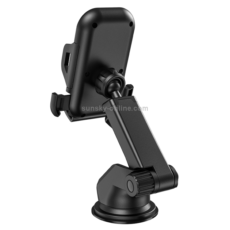 hoco CA76 Touareg One-touch Center Console Car Holder for 4.5-6.5 inch Mobile Phone (Black) - 3