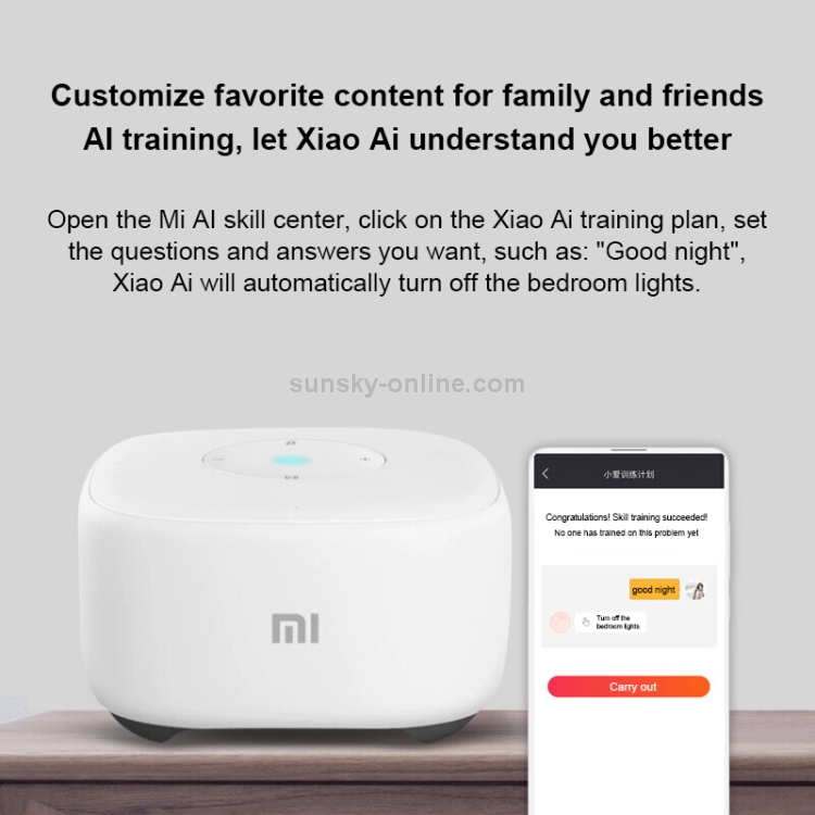 Xiaomi AI Xiaoai Classmate Speaker Mini Version Artificial Intelligence Audio Support Bluetooth & Alarm Clock & Voice Remote Control & Wifi Xiaomi AI Xiaoai Classmate Speaker Mini Version Artificial Intelligence Audio Support Bluetooth & Alarm Clock & Voice Remote Control & Wifi