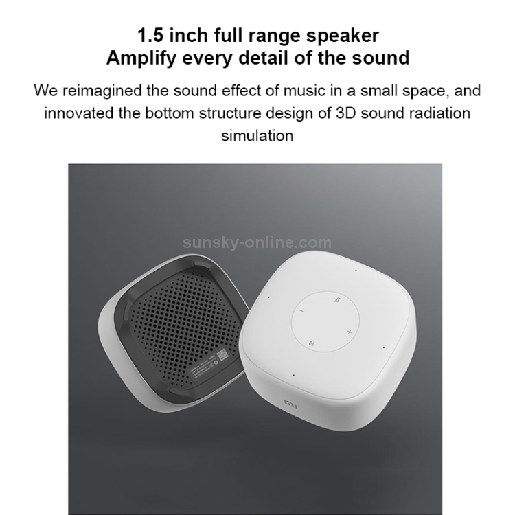 Xiaomi AI Xiaoai Classmate Speaker Mini Version Artificial Intelligence Audio Support Bluetooth & Alarm Clock & Voice Remote Control & Wifi Xiaomi AI Xiaoai Classmate Speaker Mini Version Artificial Intelligence Audio Support Bluetooth & Alarm Clock & Voice Remote Control & Wifi