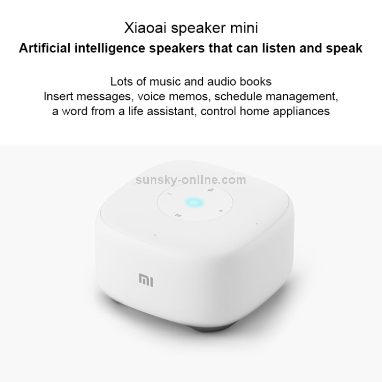 Xiaomi AI Xiaoai Classmate Speaker Mini Version Artificial Intelligence Audio Support Bluetooth & Alarm Clock & Voice Remote Control & Wifi Xiaomi AI Xiaoai Classmate Speaker Mini Version Artificial Intelligence Audio Support Bluetooth & Alarm Clock & Voice Remote Control & Wifi