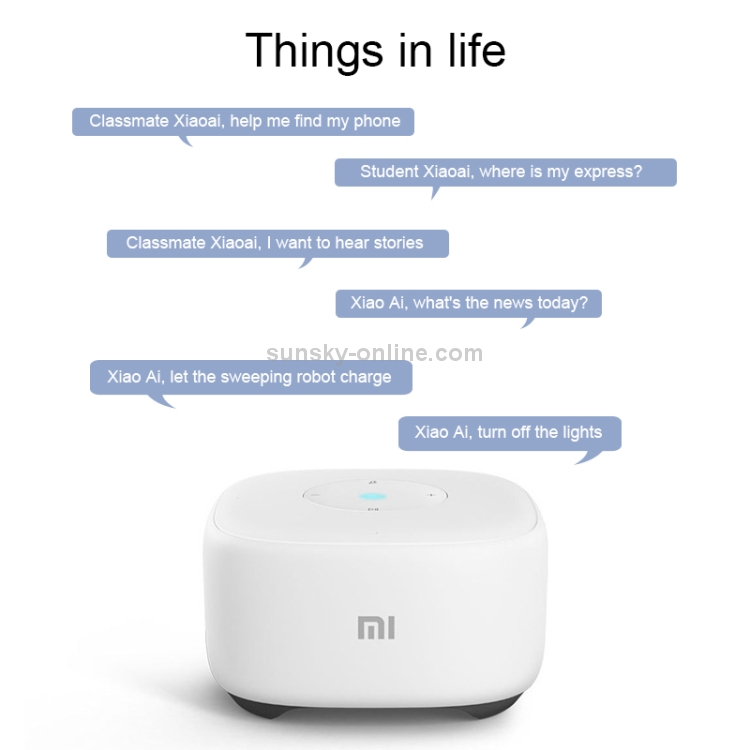 Xiaomi AI Xiaoai Classmate Speaker Mini Version Artificial Intelligence Audio Support Bluetooth & Alarm Clock & Voice Remote Control & Wifi Xiaomi AI Xiaoai Classmate Speaker Mini Version Artificial Intelligence Audio Support Bluetooth & Alarm Clock & Voice Remote Control & Wifi