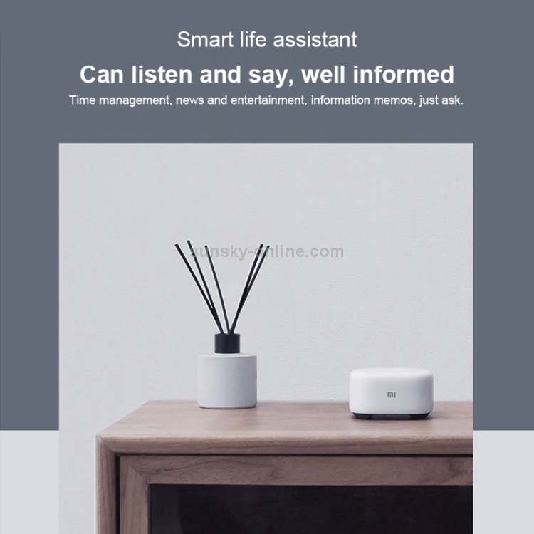 Xiaomi AI Xiaoai Classmate Speaker Mini Version Artificial Intelligence Audio Support Bluetooth & Alarm Clock & Voice Remote Control & Wifi Xiaomi AI Xiaoai Classmate Speaker Mini Version Artificial Intelligence Audio Support Bluetooth & Alarm Clock & Voice Remote Control & Wifi