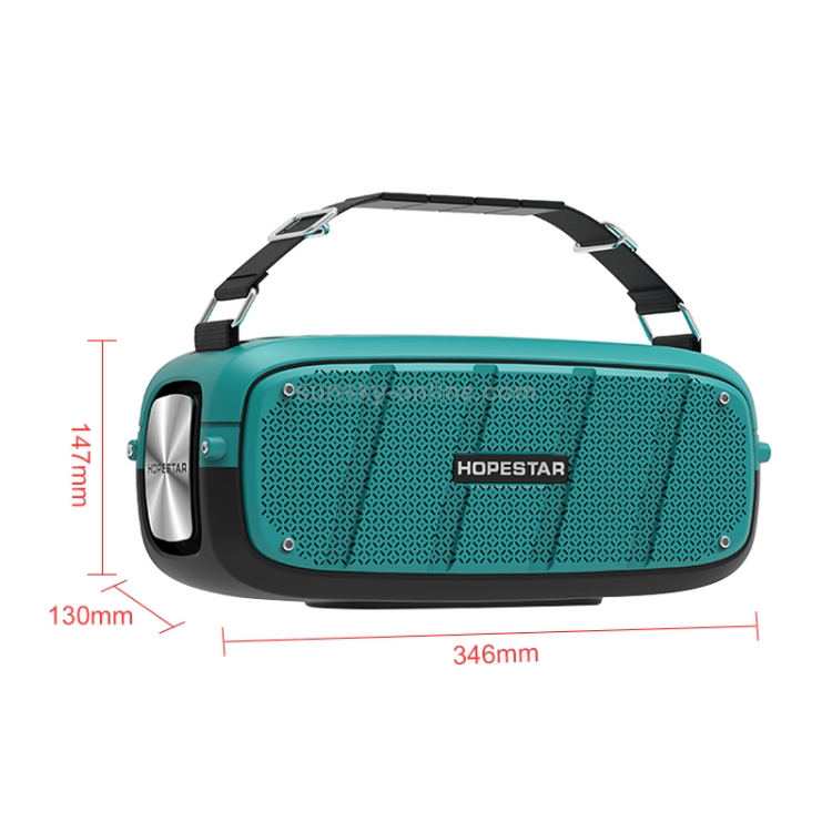 HOPESTAR A20 TWS Portable Outdoor Waterproof Subwoofer Bluetooth Speaker, Support Power Bank & Hands-free Call & U Disk & TF Card & 3.5mm AUX(Blue) HOPESTAR A20 TWS Portable Outdoor Waterproof Subwoofer Bluetooth Speaker, Support Power Bank & Hands-free Call & U Disk & TF Card & 3.5mm AUX(Blue)