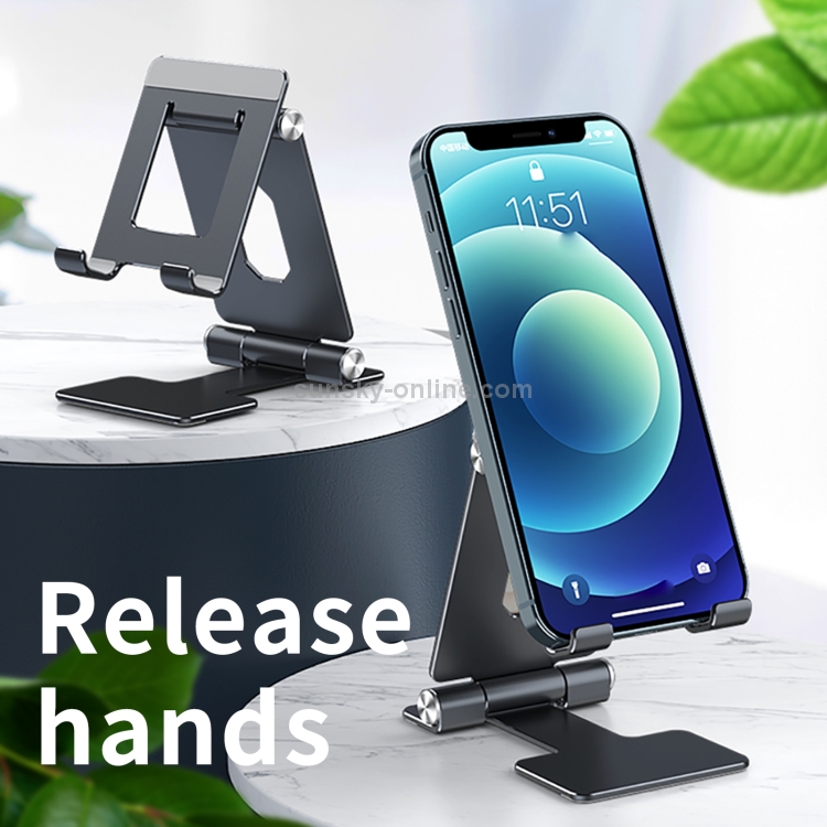 R-JUST SJ13 I-Shape Folding Portable Aluminum Alloy Mobile Phone Holder R-JUST SJ13 I-Shape Folding Portable Aluminum Alloy Mobile Phone Holder