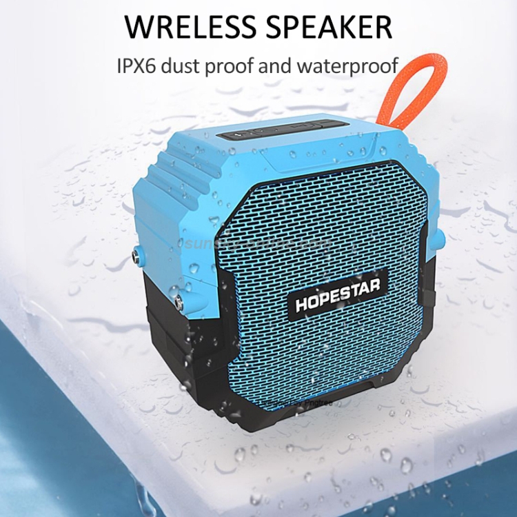 HOPESTAR T7 Portable Outdoor Bluetooth Speaker(Blue)