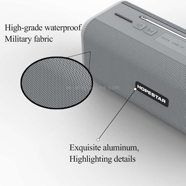 HOPESTAR T9 Portable Outdoor Bluetooth Speaker (Black) HOPESTAR T9 Portable Outdoor Bluetooth Speaker (Black)