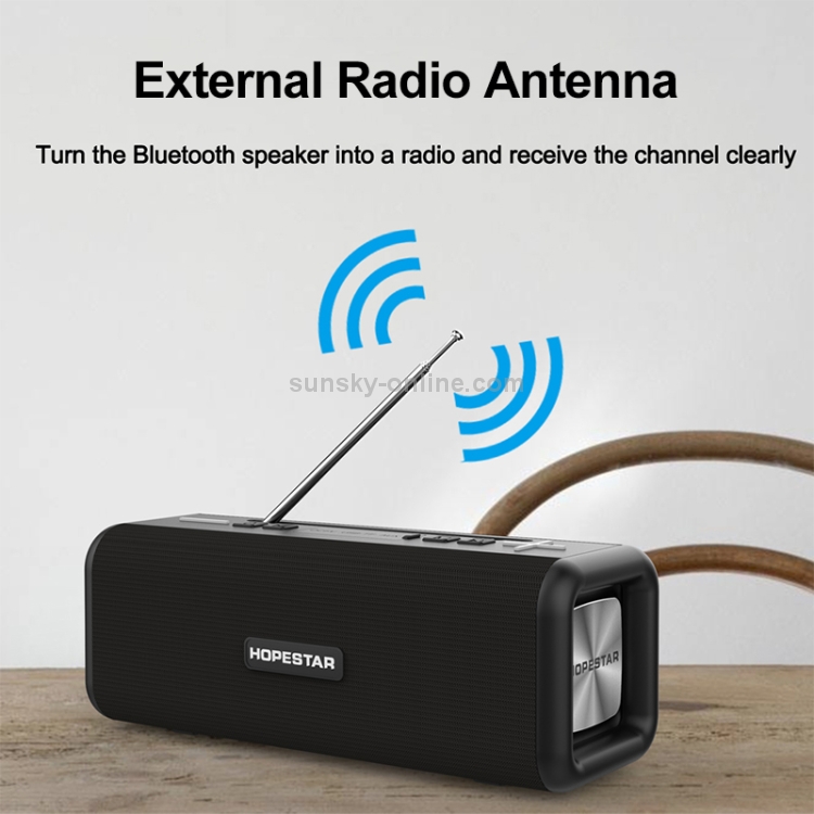 HOPESTAR T9 Portable Outdoor Bluetooth Speaker (Black) HOPESTAR T9 Portable Outdoor Bluetooth Speaker (Black)