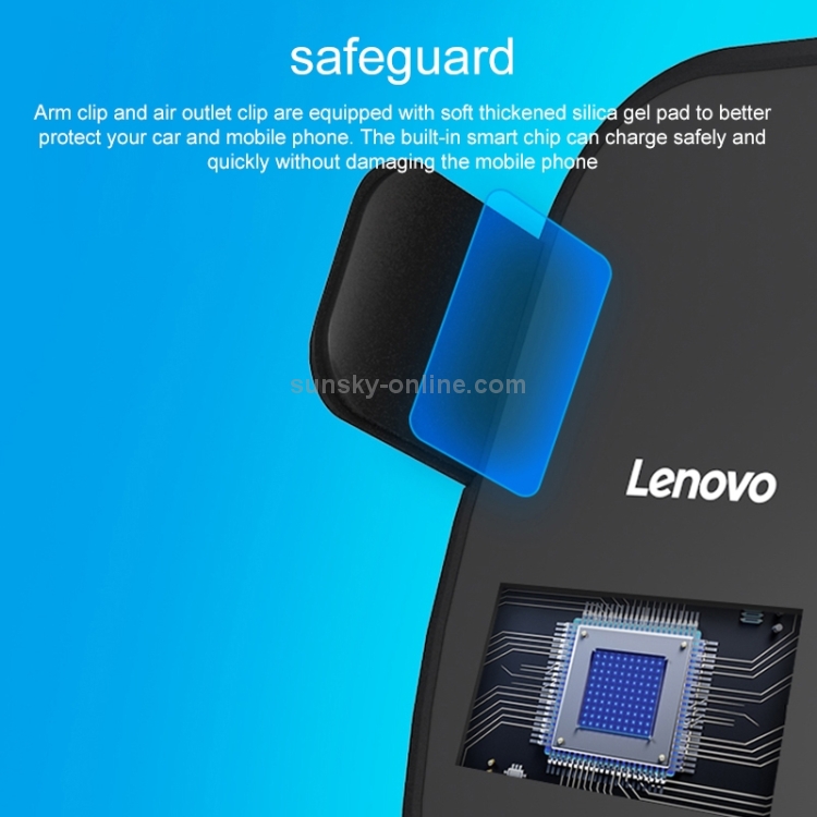Original Lenovo HC25 Car Mobile Phone Wireless Charger Holder (Black) Original Lenovo HC25 Car Mobile Phone Wireless Charger Holder (Black)