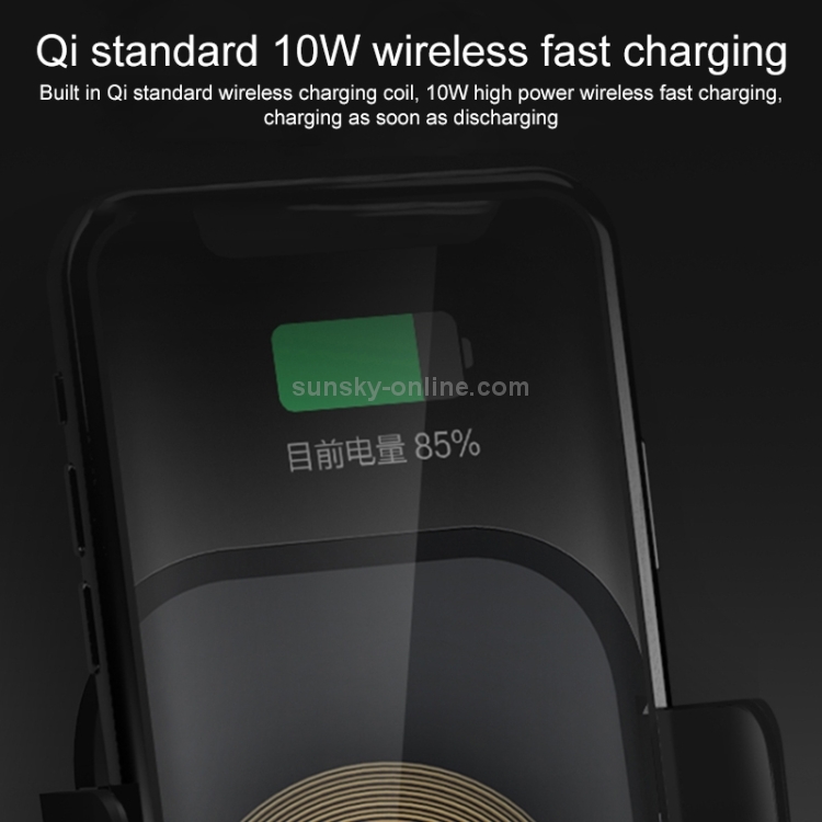 Original Lenovo HC25 Car Mobile Phone Wireless Charger Holder (Black) Original Lenovo HC25 Car Mobile Phone Wireless Charger Holder (Black)