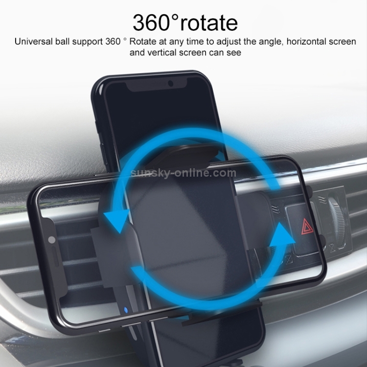 Original Lenovo HC25 Car Mobile Phone Wireless Charger Holder (Black) Original Lenovo HC25 Car Mobile Phone Wireless Charger Holder (Black)