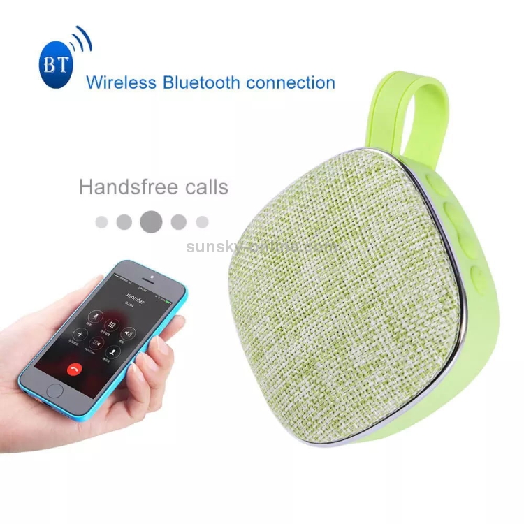 X25new Cloth Texture Square Portable Mini Bluetooth Speaker, Support Hands-free Call & TF Card & AUX(Green) X25new Cloth Texture Square Portable Mini Bluetooth Speaker, Support Hands-free Call & TF Card & AUX(Green)