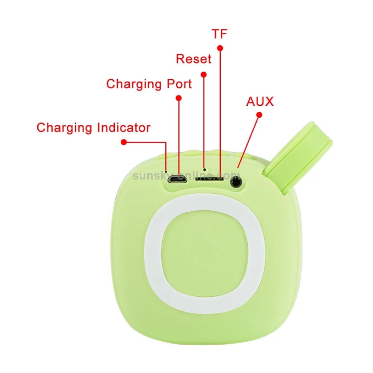 X25new Cloth Texture Square Portable Mini Bluetooth Speaker, Support Hands-free Call & TF Card & AUX(Green) X25new Cloth Texture Square Portable Mini Bluetooth Speaker, Support Hands-free Call & TF Card & AUX(Green)