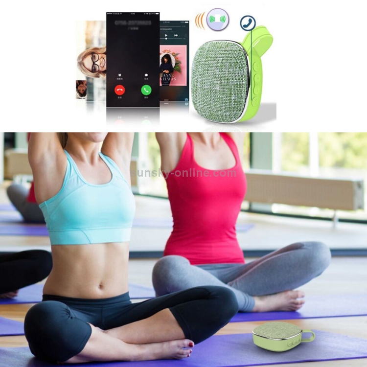 X25new Cloth Texture Square Portable Mini Bluetooth Speaker, Support Hands-free Call & TF Card & AUX(Green) X25new Cloth Texture Square Portable Mini Bluetooth Speaker, Support Hands-free Call & TF Card & AUX(Green)