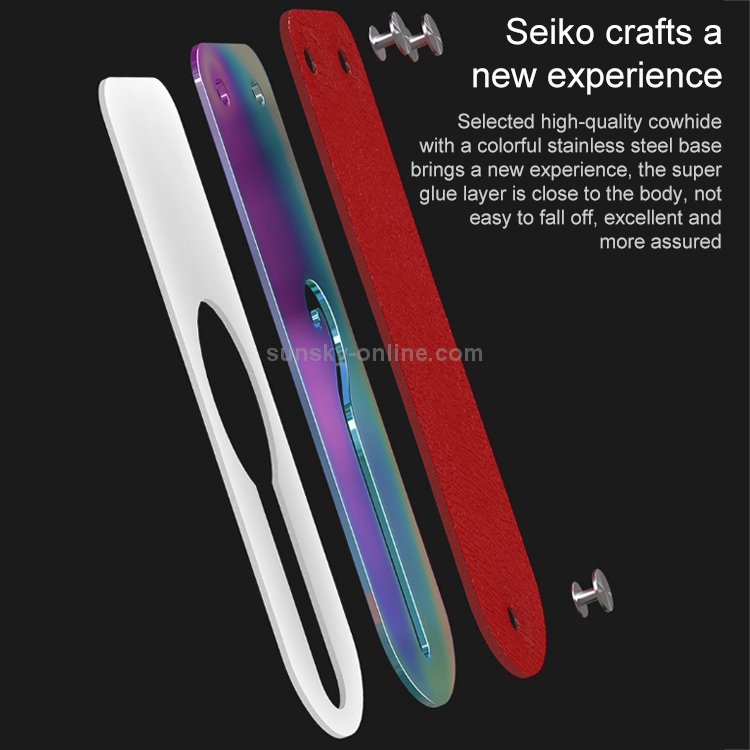Original Xiaomi Youpin MINI-02 Freefinger Cowhide Color Titanium Mobile Phone Ring Holder (Red) Original Xiaomi Youpin MINI-02 Freefinger Cowhide Color Titanium Mobile Phone Ring Holder (Red)