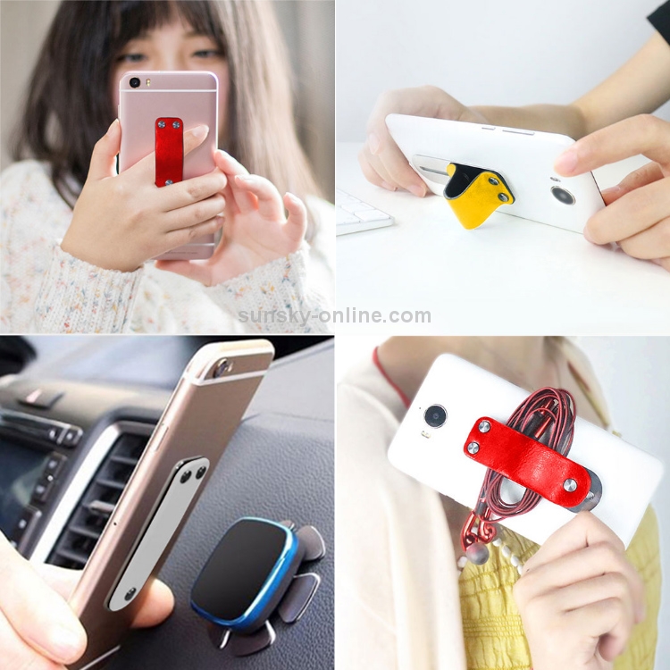 Original Xiaomi Youpin MINI-02 Freefinger Cowhide Color Titanium Mobile Phone Ring Holder (Red) Original Xiaomi Youpin MINI-02 Freefinger Cowhide Color Titanium Mobile Phone Ring Holder (Red)